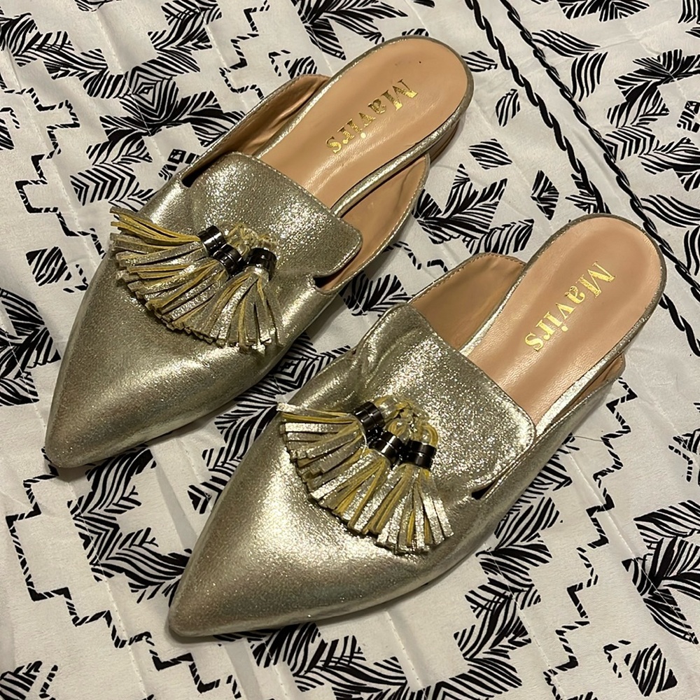 Mavirs Sparkly Tassel Loafer Slipons Size 8.5